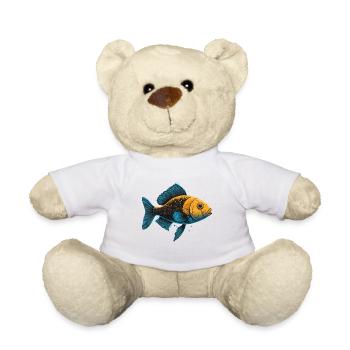 Poisson fantastique - Nounours - blanc - Devant