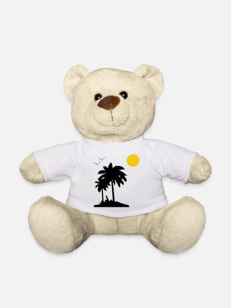 Palmen - Teddy - Weiß