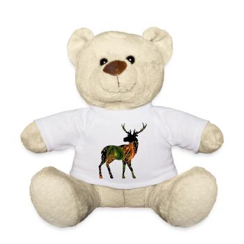 Cerf - Nounours - blanc - Devant