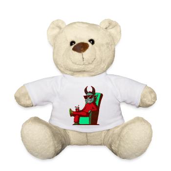 Krampus Percht Devil 2302 - Nounours - blanc - Devant