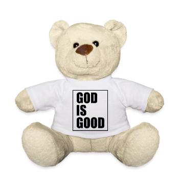 God is good - Nounours - blanc - Devant