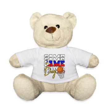 Philippines Filipino Flag Basketball I Gift - Teddy Bear - white - Front
