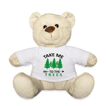 Adventure Travel Hiking Mountain - Teddy Bear - white - Front