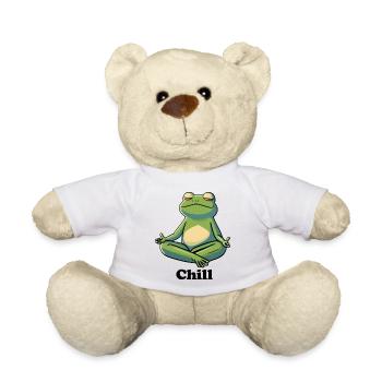 Grenouille réfrigérée - Nounours - blanc - Devant