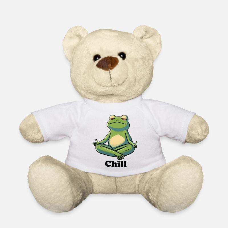 Chilliger Frosch - Teddy - Weiß