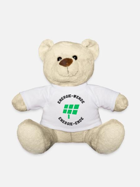Energiewende Energieende - Teddy - Weiß