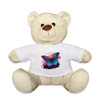 Beauté rétrofuturiste du papillon - Nounours - blanc - Devant