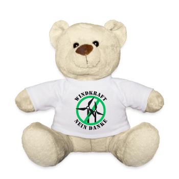 Windkraft Nein Danke - Teddy - Weiß - Vorne