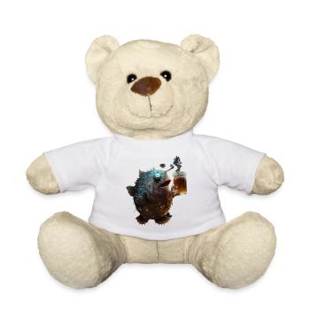Conception sans titre 94 - Nounours - blanc - Devant