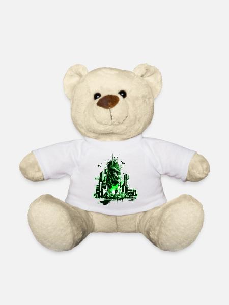 City of the Future in the Disaster Sci-Fi - Teddy Bear - white
