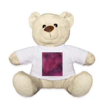 trippy lean jungle purple fog - Teddy Bear - white - Front