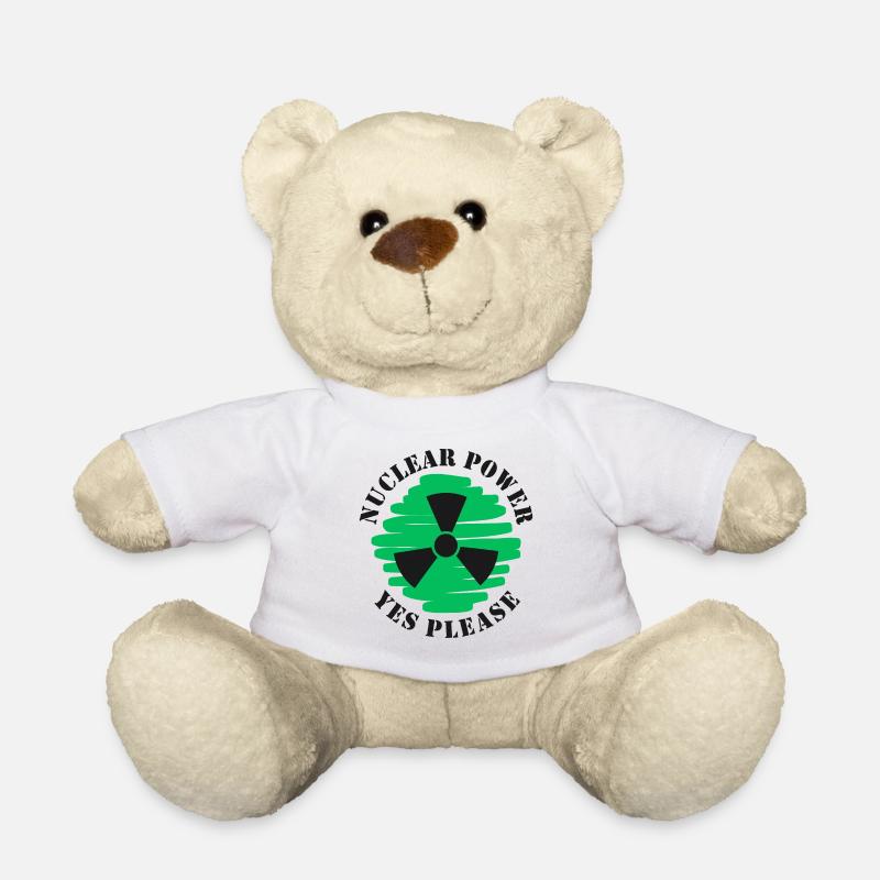 Atomkraft, Ja bitte, Kernenergie - Teddy - Weiß