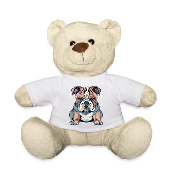 Französische Bulldogge - Teddy - Weiß - Vorne