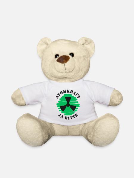 Atomkraft, Ja bitte, Kernenergie - Teddy - Weiß