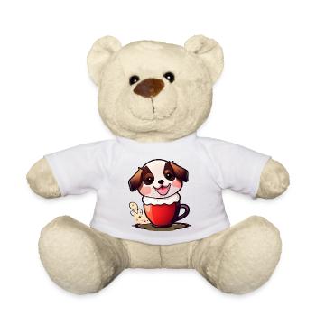 The dog: man's best friend - Teddy Bear - white - Front