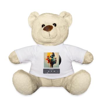 Art of paint, Album cover, Art of music, AI shirts - Teddy - Weiß - Vorne
