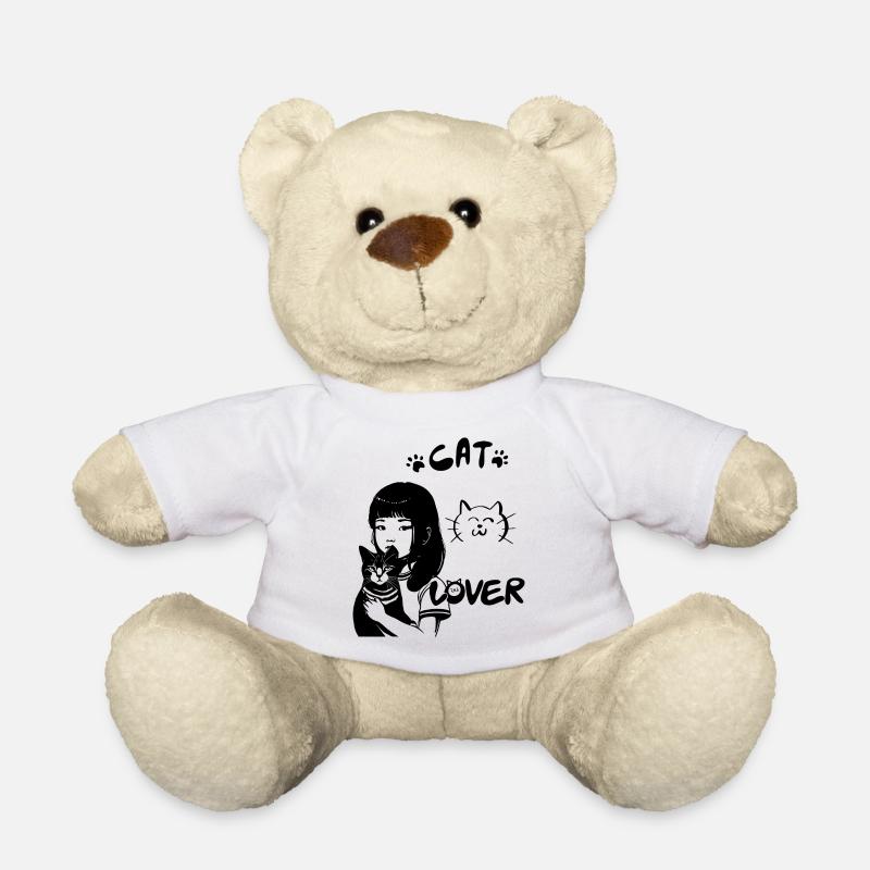 CAT LOVERS, Meow - Nounours - blanc