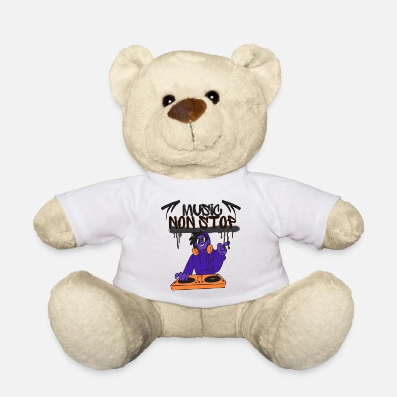 Music non stop - Nounours - blanc