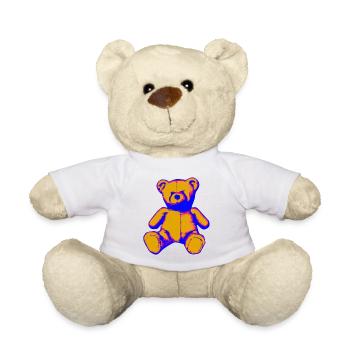 Teddy bear in style - Teddy Bear - white - Front
