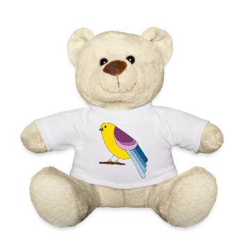 Oiseau - Nounours - blanc - Devant