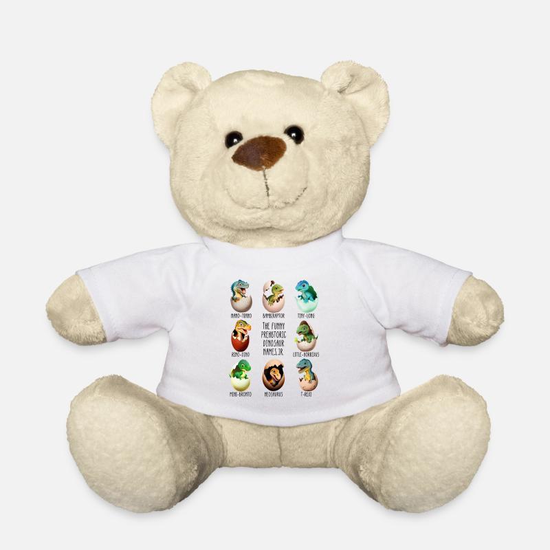 Baby Dinos im Ei - Teddy - Weiß