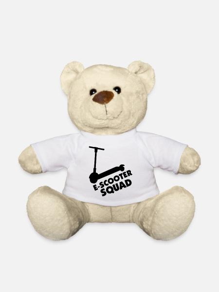 E-Scooter Roller Scooter - Teddy - Weiß