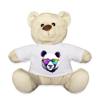Koko der Panda mit Brille - Teddy - Weiß - Vorne