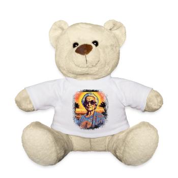 Journée de sensibilisation au syndrome de Down Joke Butts Grandma - Nounours - blanc - Devant