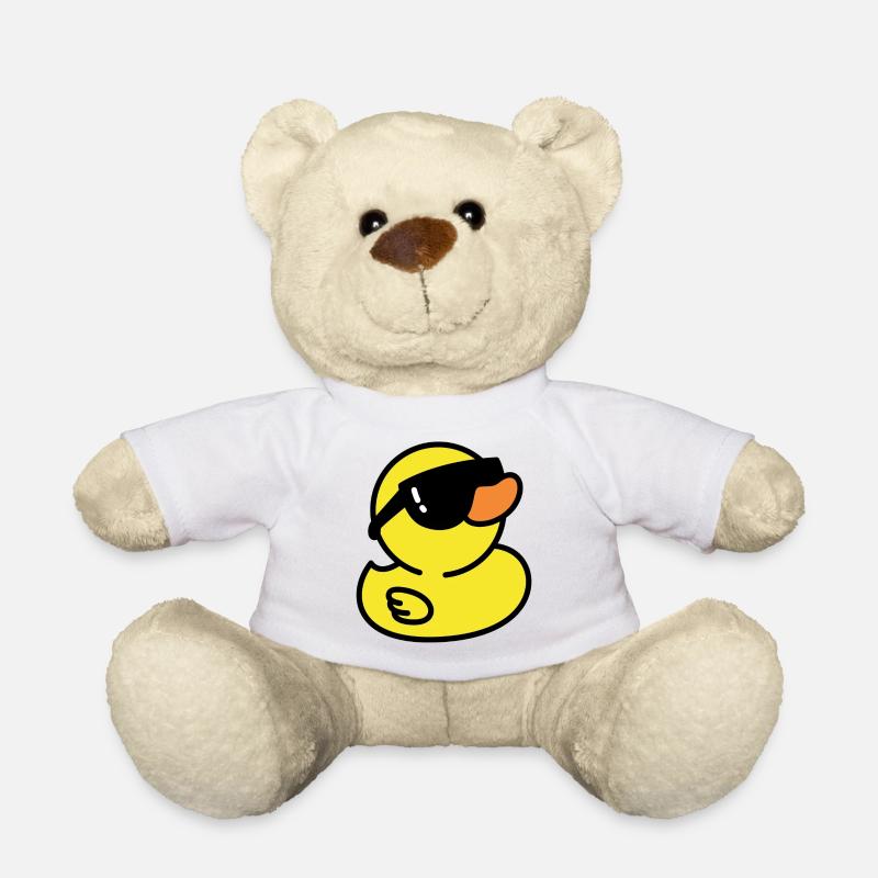 Ente - Teddy - Weiß