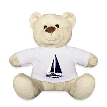 Segelsport Segelschiff Segeln Segler Segelboot - Teddy - Weiß - Vorne