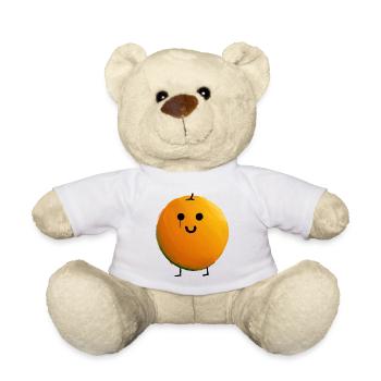 Orange - Teddy - Weiß - Vorne