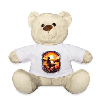 awesome christen black joke apparel winemaker - Teddy - Weiß - Vorne