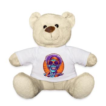 Keep Smiling - the Mummy - Teddy Bear - white - Front