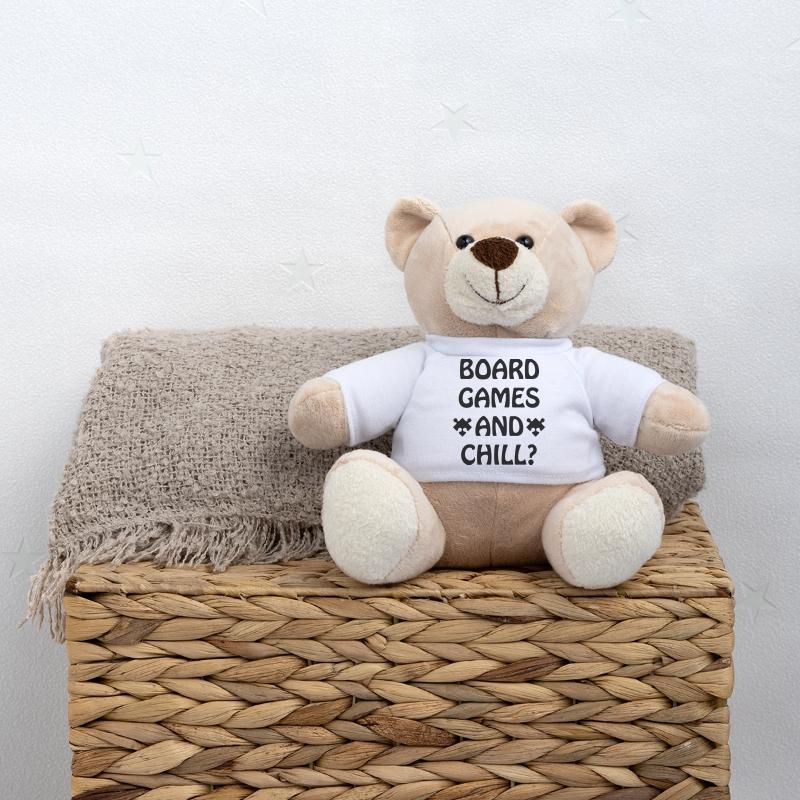 Boardgame Chess Backgammon Game Night Teddy Bear