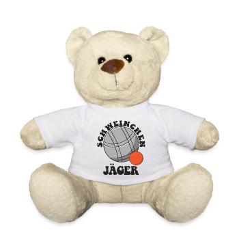 Boule Spruch Kugeln für Bouler Boccia Spiel - Teddy - Weiß - Vorne