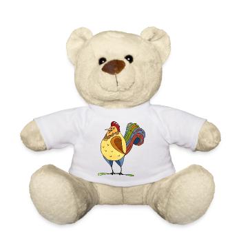 Hahn - Teddy - Weiß - Vorne