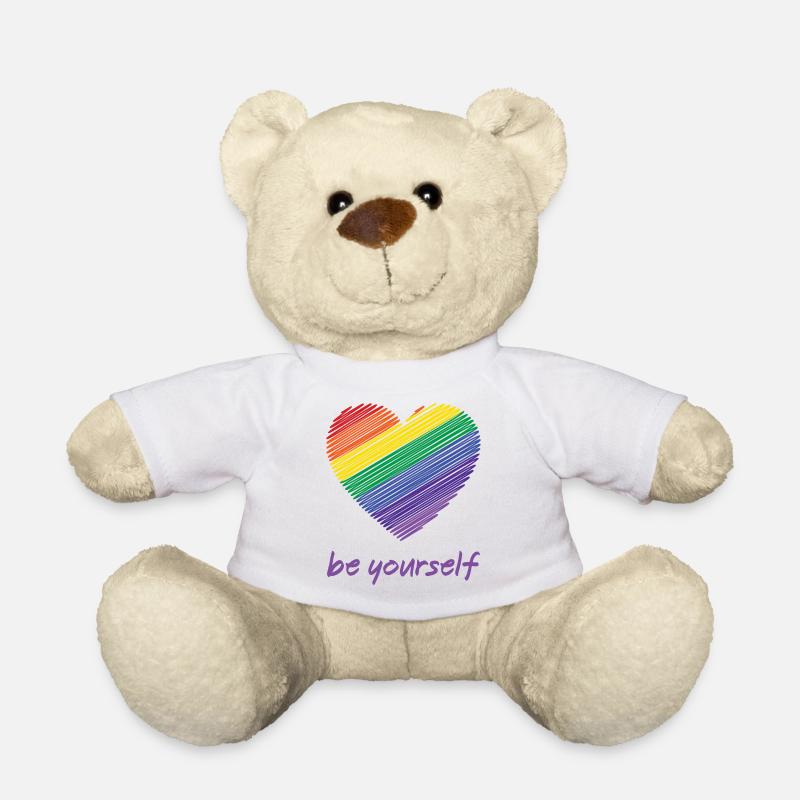 Pride Month LGBTQ - Sei du selbst - Teddy - Weiß