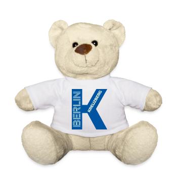 K wie Kreuzberg blau - Teddy - Weiß - Vorne