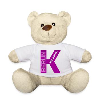 K wie Kreuzberg pink - Teddy - Weiß - Vorne