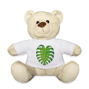 Monstera / Blatt - Teddy - Weiß - Vorne