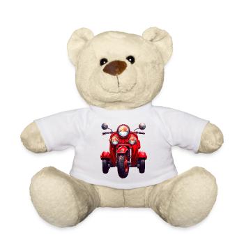 Motorroller sind Zeugen einer vergangenen Zeit - Teddy - Weiß - Vorne