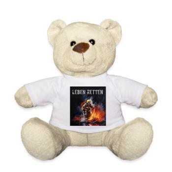 Heldenhaftes Feuerwehr Design Leidenschaft - Teddy - Weiß - Vorne