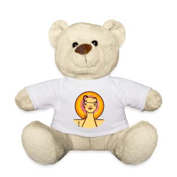 CAMISETA GRINGA SOLAR - Teddy Bear - white - Front