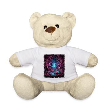 Anti War Peace Movement Pride Geek Peace Symbol - Teddy Bear - white - Front