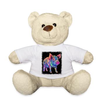 blagues symbole de paix paix pour paris fun geek - Nounours - blanc - Devant