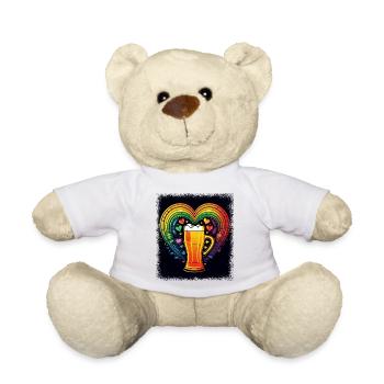beer sheba brewery beer art sorority beer saying - Teddy - Weiß - Vorne
