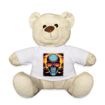 geek funny statement quote human skeleton - Teddy - Weiß - Vorne