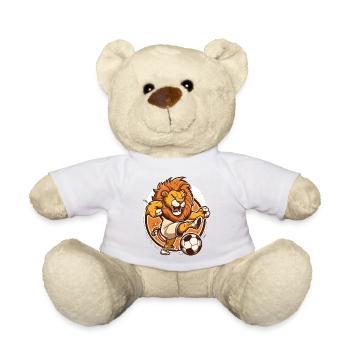 Lion Soccer Star - Nounours - blanc - Devant