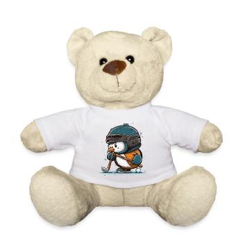 Pinguin-Eishockey-Star - Teddy - Weiß - Vorne