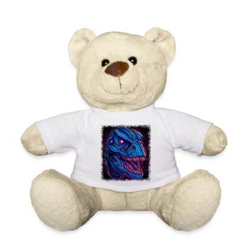 Animal Brachiosaurus Funny Joke 2004 Birthday - Teddy Bear - white - Front